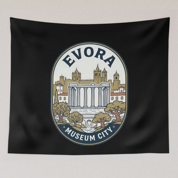 Item preview, Evora Portugal Museum City Vintage Travel Emblem designed and sold by k3rstman1.