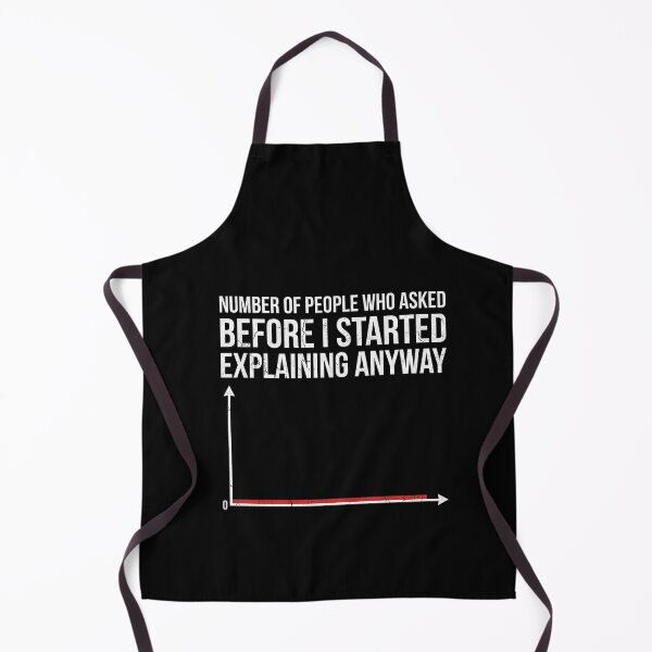 Item preview, Number Of People Who Asked Explaining Anyway Funny Graph designed and sold by elderberry.