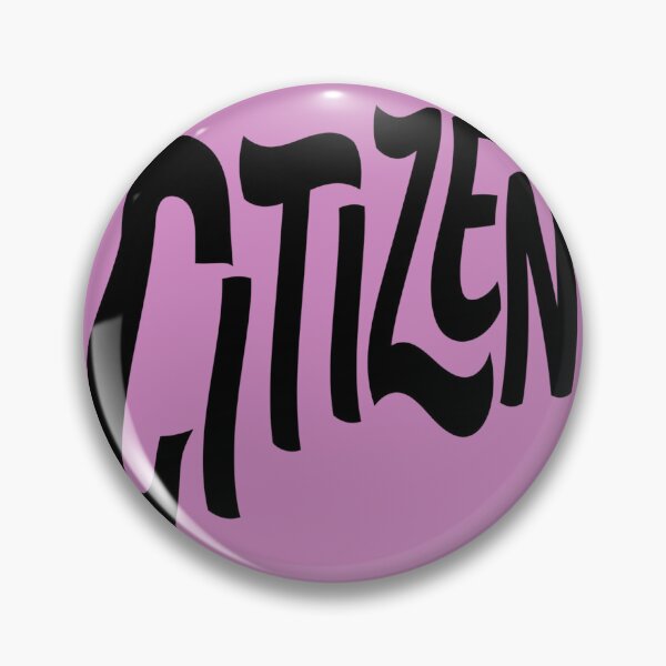 Item preview, CITIZEN human  | Bold Block Typography designed and sold by ekemarket.