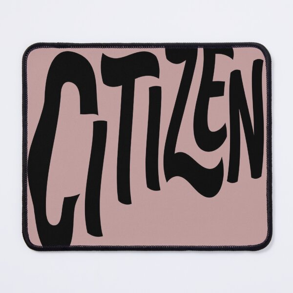 Item preview, CITIZEN human | Bold Block Typography designed and sold by ekemarket.