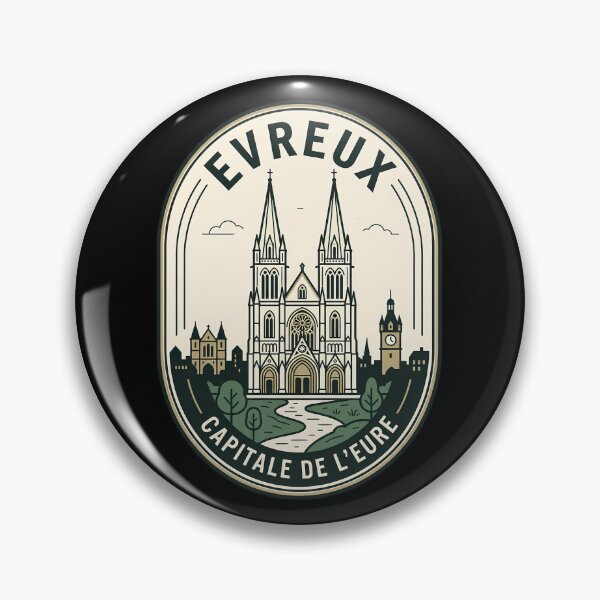 Item preview, Evreux Cathedral Vintage Travel Emblem France designed and sold by k3rstman1.