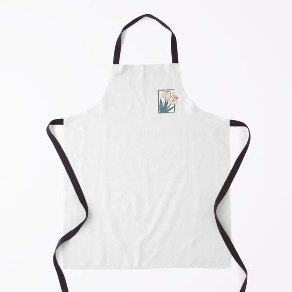 Item preview, Minimalist White Tulips with Cute Retro Rectangular Frame ✨ designed and sold by ✨Kessy von Kunstler✨.