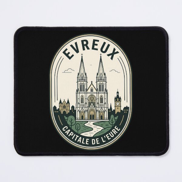 Item preview, Evreux Cathedral Vintage Travel Emblem France designed and sold by k3rstman1.