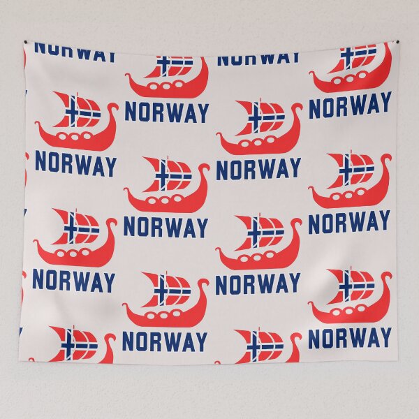 Item preview, Norway Flag Viking Design Viking heritage  designed and sold by erozzz.