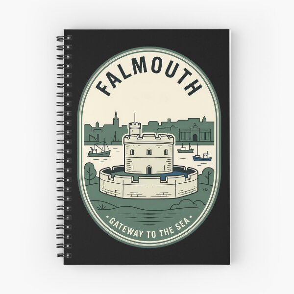 Item preview, Falmouth Gateway to the Sea Vintage Travel Emblem designed and sold by k3rstman1.