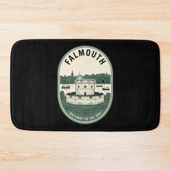 Item preview, Falmouth Gateway to the Sea Vintage Travel Emblem designed and sold by k3rstman1.