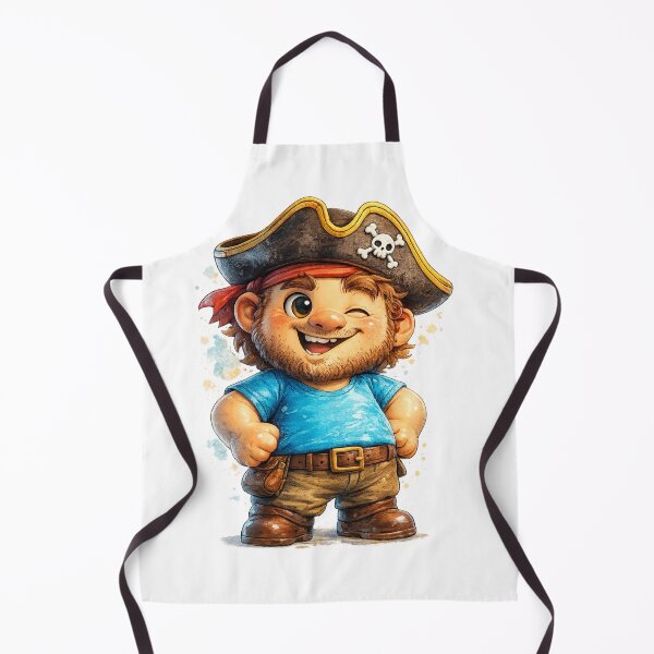 Item preview, Cute Chibi Pirate Boy – Funny Cartoon Buccaneer designed and sold by AlexLineArt.