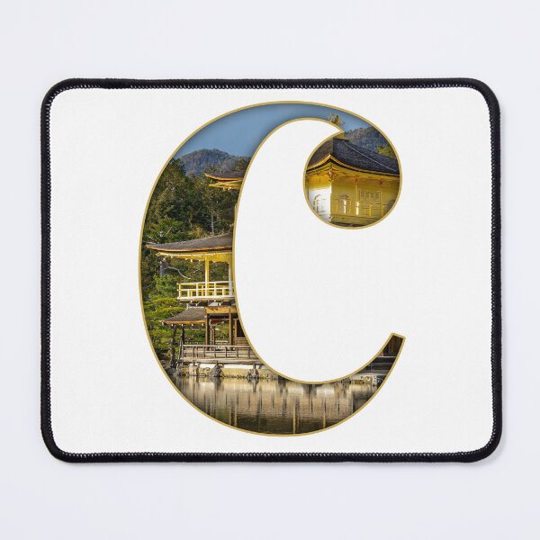 Item preview, Japan Kinkaku-ji Temple Letter C designed and sold by InakaLifePhoto.