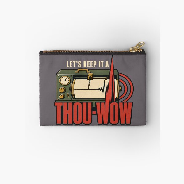 Item preview, Let’s Keep It a Thou-Wow Seismograph Honesty T-Shirt designed and sold by POD DYNASTY | Original Print On Demand T-Shirt Graphics.