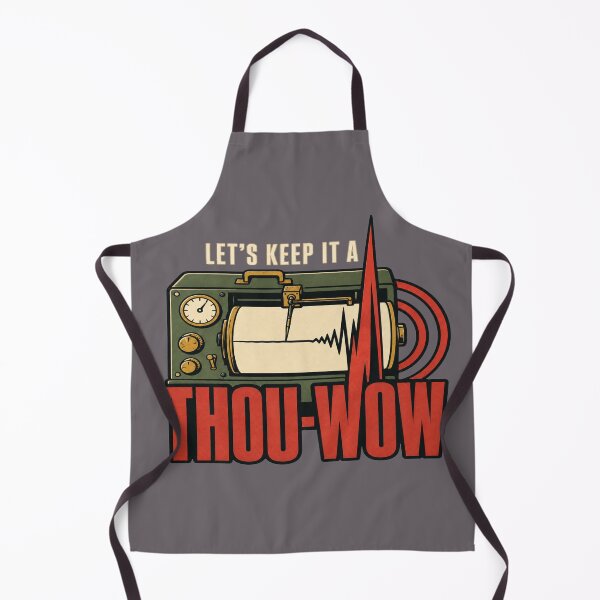 Item preview, Let’s Keep It a Thou-Wow Seismograph Honesty T-Shirt designed and sold by POD DYNASTY | Original Print On Demand T-Shirt Graphics.