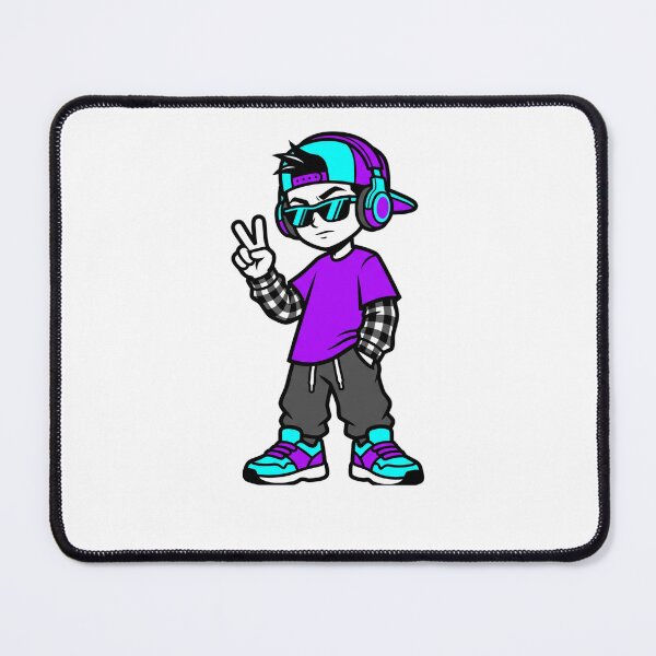 Item preview, Urban Streetwear Boy Vibin Neon Pop Sticker designed and sold by Mr-wow.