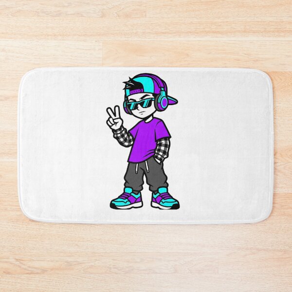 Item preview, Urban Streetwear Boy Vibin Neon Pop Sticker designed and sold by Mr-wow.