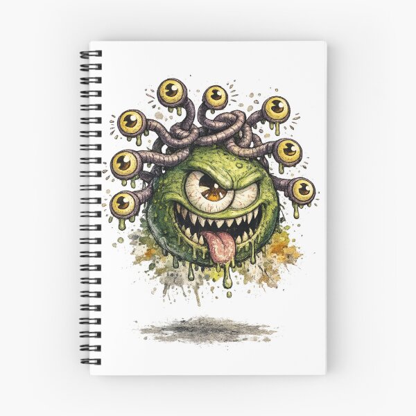 Item preview, Cute One-Eyed Slime Monster – Funny Eyestalk Fantasy Creature designed and sold by AlexLineArt.