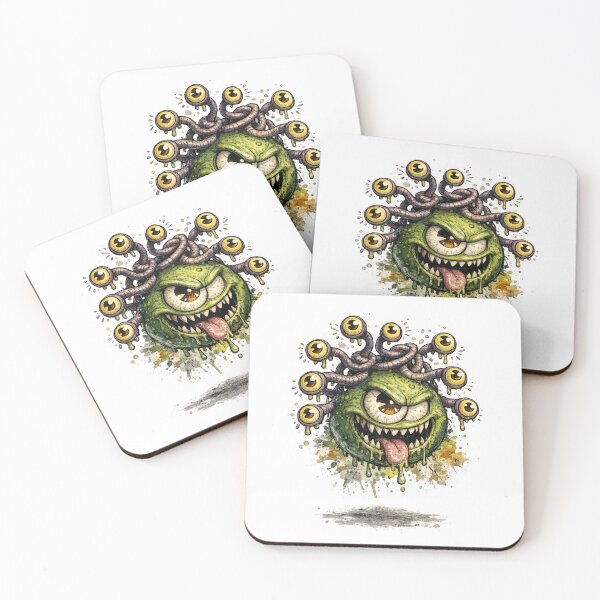 Item preview, Cute One-Eyed Slime Monster – Funny Eyestalk Fantasy Creature designed and sold by AlexLineArt.