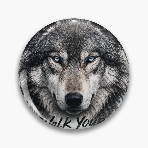 Item preview, Walk Your Own Path – Premium Lone Wolf Minimal Design designed and sold by SummitTrails.