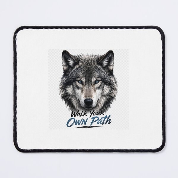 Item preview, Walk Your Own Path – Premium Lone Wolf Minimal Design designed and sold by SummitTrails.