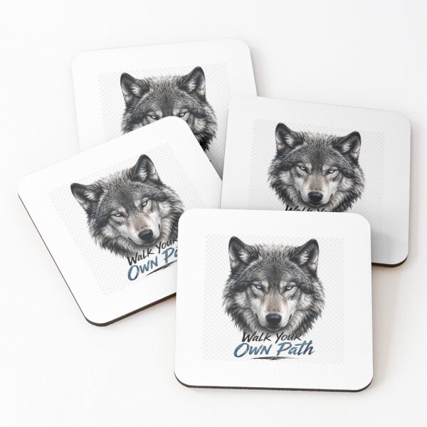 Item preview, Walk Your Own Path – Premium Lone Wolf Minimal Design designed and sold by SummitTrails.