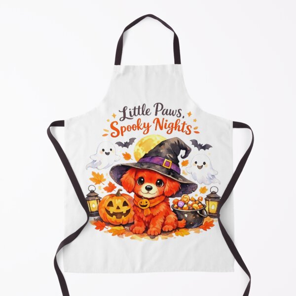 Item preview, Pumpkin Patch Pup Cute Halloween Red Puppy Watercolor Sticker | Fall Dog Lover Gift designed and sold by Obinne.