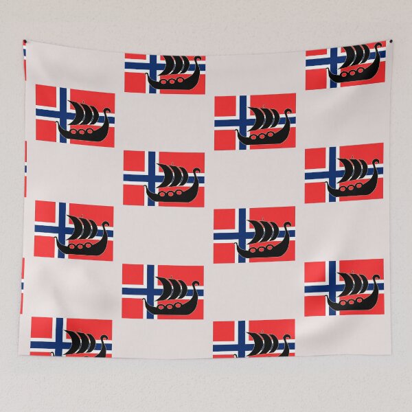 Item preview, Norway Flag Viking Roots Norwegian Pride designed and sold by erozzz.