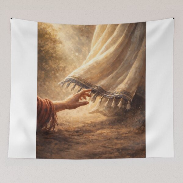 Item preview, Faith That Reaches Jesus | Christian Healing & Hope Artwork designed and sold by Jesus-istheway.