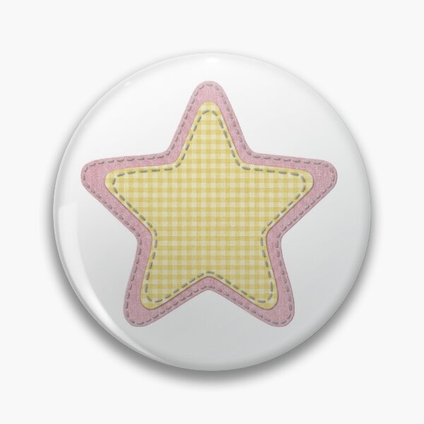 Item preview, Cute Pastel Plaid Layered Star Embroidered Graphic designed and sold by pots-shop.