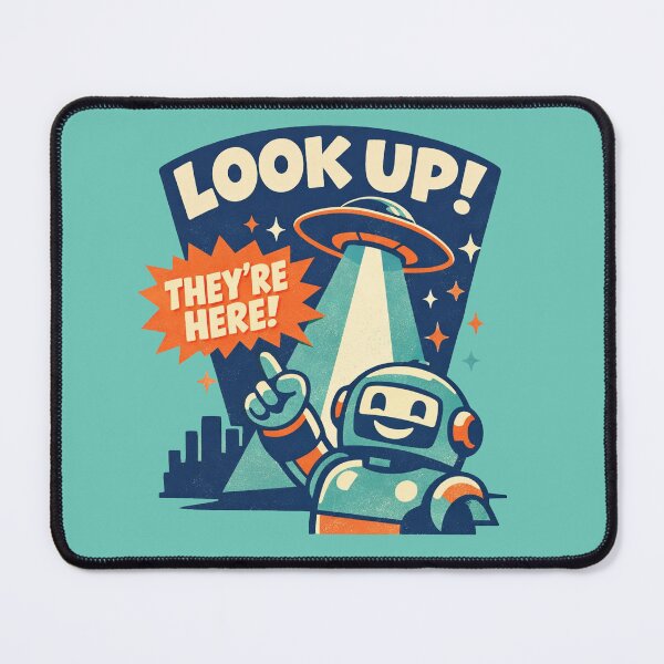 Item preview, Look Up They’re Here designed and sold by PrintSmithArt.