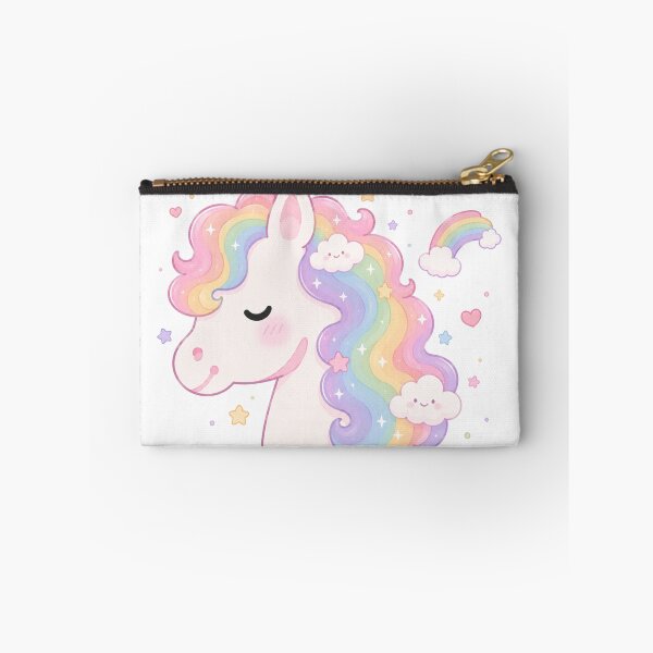 Item preview, Kawaii Rainbow Pony with Cute Clouds designed and sold by Randomundi.