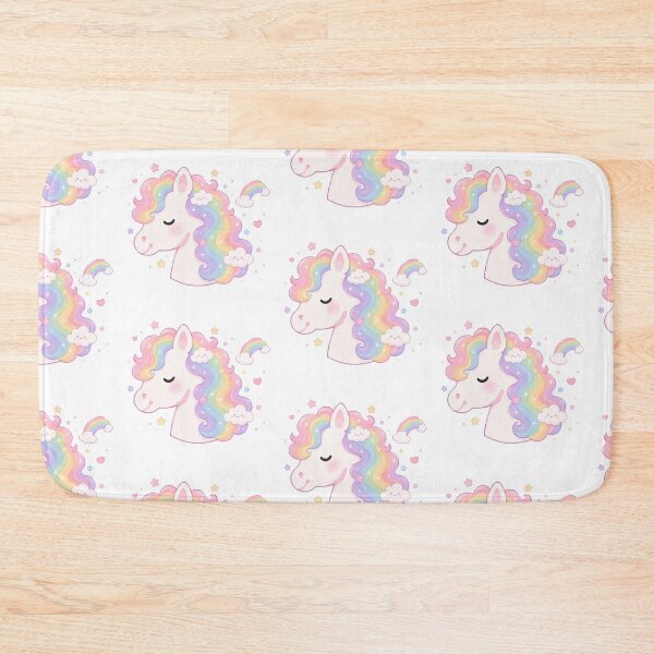 Item preview, Kawaii Rainbow Pony with Cute Clouds designed and sold by Randomundi.