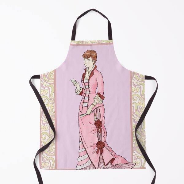 Item preview, Historical Costume 1880s Watercolor Fashion Illustration 9 designed and sold by MariOyama.