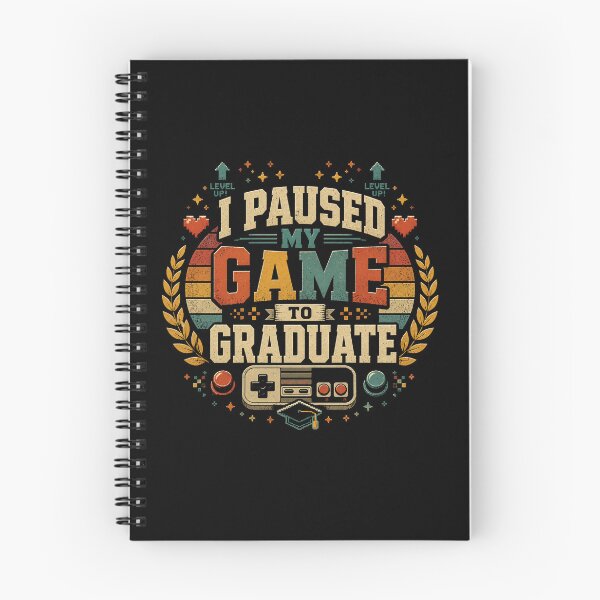 Item preview, I Paused My Game to Graduate – Funny Senior Gamer Graduation Design designed and sold by viectory.