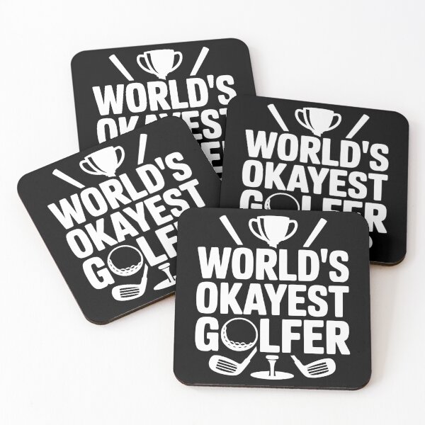Item preview, World's Okayest Golfer designed and sold by theartfulaspie.