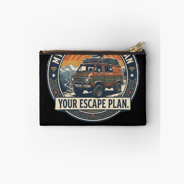 Item preview, My Wi-Fi Is Faster Than Your Retro Van Life Escape Plan designed and sold by BrutOriginal.