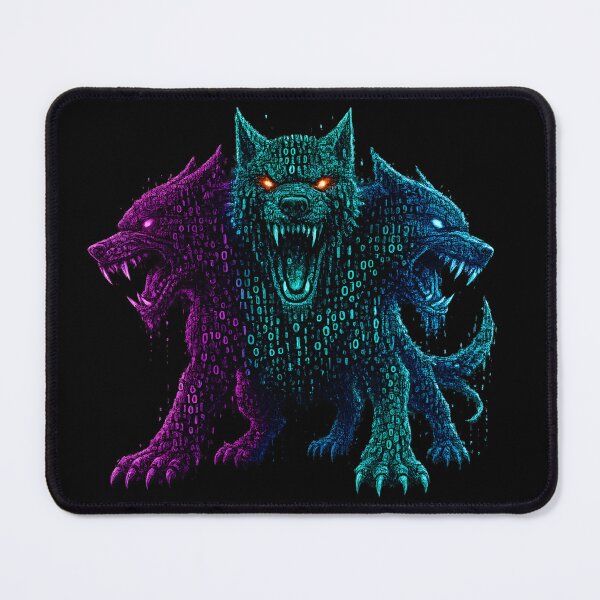 Item preview, Binary Cerberus – Guardian of the Digital Underworld designed and sold by Kicor.