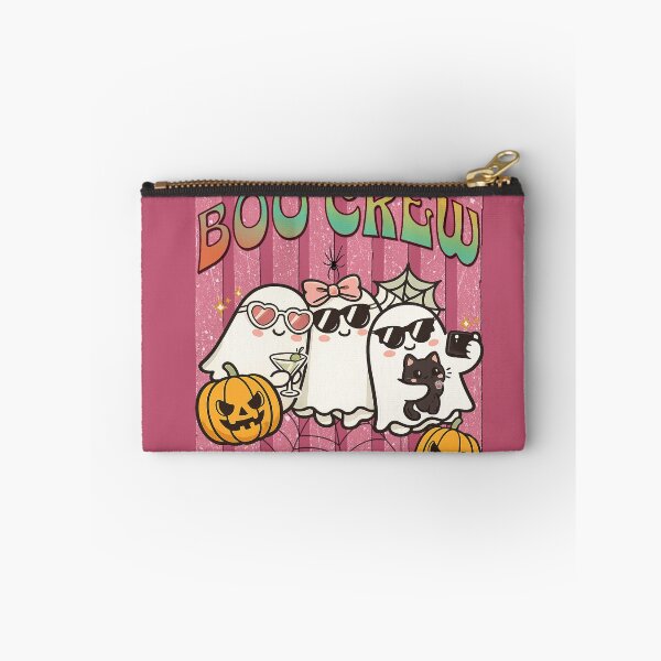 Item preview, Boo Crew Cute Ghost | Pink striped Halloween | Ghost squad designed and sold by Youngkev-arts.