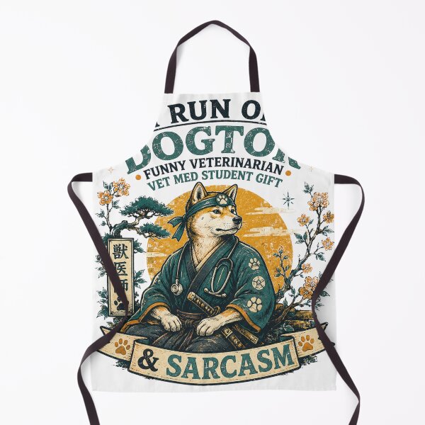 Item preview, Funny Shiba Inu Dogtor Vet Med Sarcasm Tee designed and sold by TeeSpectrume.