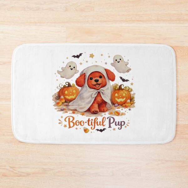 Item preview, Boo-tiful Pup Cute Ghost Puppy Watercolor Sticker | Halloween Dog Lover Gift designed and sold by Obinne.