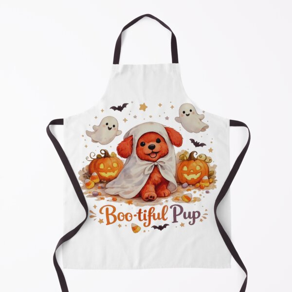 Item preview, Boo-tiful Pup Cute Ghost Puppy Watercolor Sticker | Halloween Dog Lover Gift designed and sold by Obinne.