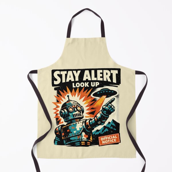 Item preview, Stay Alert Look Up designed and sold by PrintSmithArt.