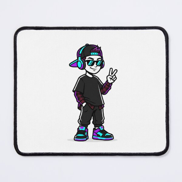 Item preview, Retro Hip Hop Swag Vinyl Laptop Decal designed and sold by Mr-wow.