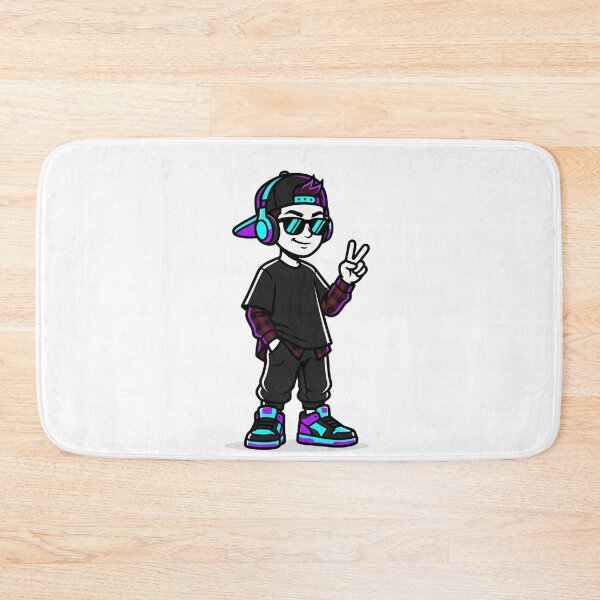 Item preview, Retro Hip Hop Swag Vinyl Laptop Decal designed and sold by Mr-wow.