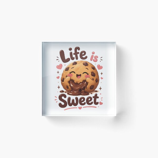 Item preview, Kawaii Cookie with Melted Chocolate designed and sold by EsenciaZen.