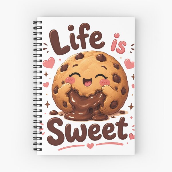 Item preview, Kawaii Cookie with Melted Chocolate designed and sold by EsenciaZen.
