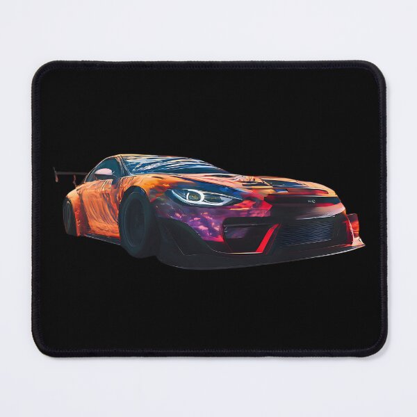 Item preview, High-Speed Drift Car Digital Art Neon Sunset designed and sold by UrbanPrts.