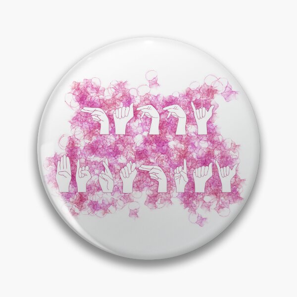Item preview, ASL- Happy Birthday in Pink Alcohol Ink designed and sold by PD-Skating.