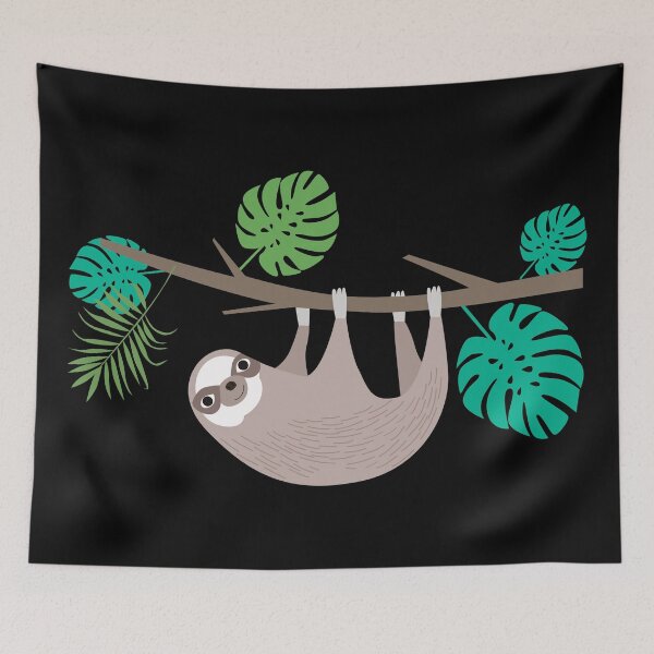 Item preview, Cute sloth illustration designed and sold by RAWWR.