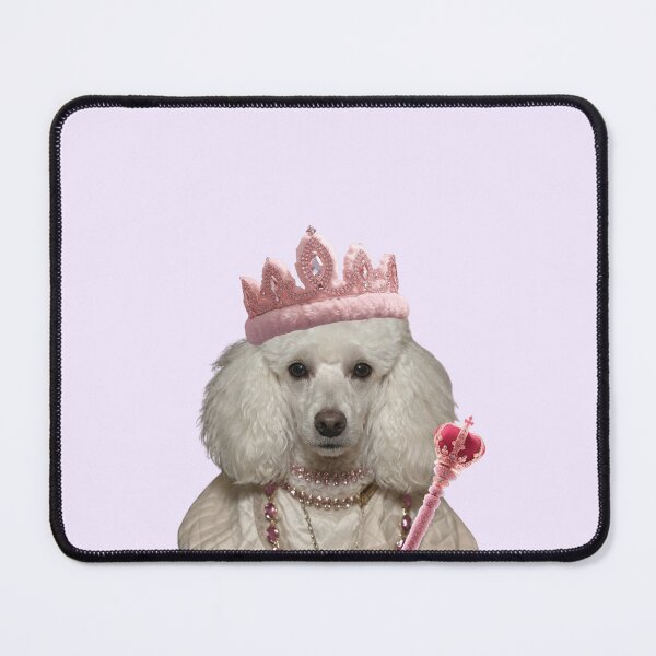 Item preview, Poodle Queen Royal Crown Funny Dog Print designed and sold by chaos-and-curls.