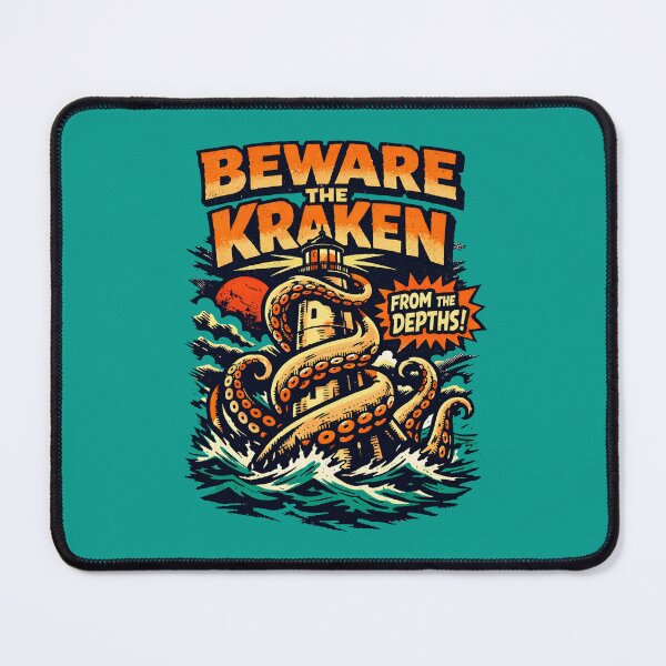 Item preview, Beware The Kraken From Depths designed and sold by PrintSmithArt.