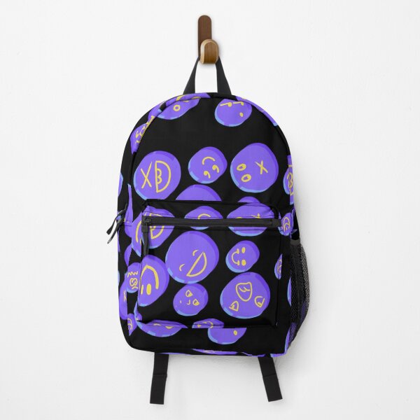 Item preview, Handmade Doodle Faces on Purple Circles designed and sold by Suhhel.