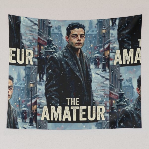 Item preview, The Amateur Espionage Thriller London Winter Tribute Art Movie Poster designed and sold by Art's Diner.
