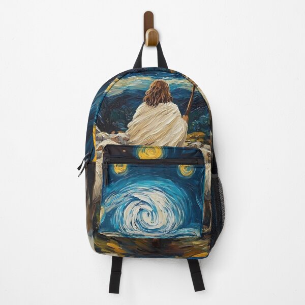 Item preview, The Good Shepherd Under the Starry Night designed and sold by Jesus-istheway.